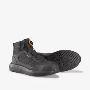Bota de seguridad Toworkfor ZERO ALL BLACK BOOT FAST FIT, par de zapatos y suela
