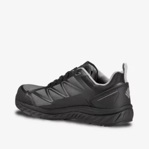 Zapatilla de seguridad Toworkfor WARM UP GREY, vista posterior y lateral