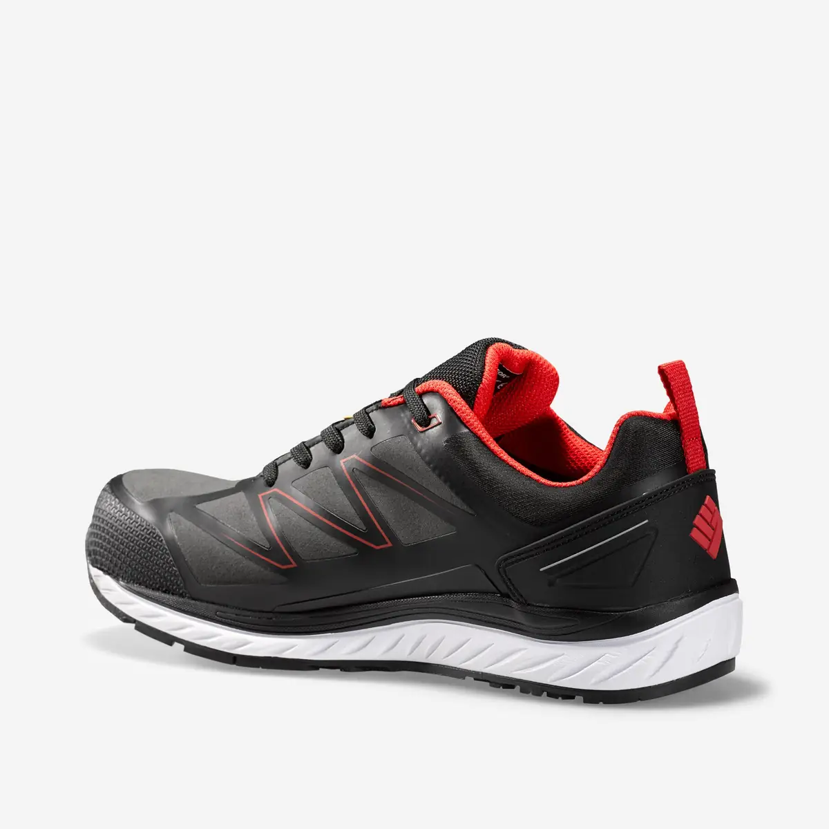 Zapatilla de seguridad Toworkfor WARM UP RED 2 Zapatilla de seguridad Toworkfor WARM UP RED, vista posterior y lateral