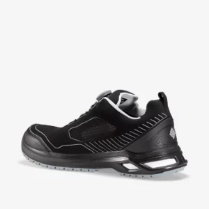 Zapatilla de seguridad Toworkfor X-501, vista posterior y lateral