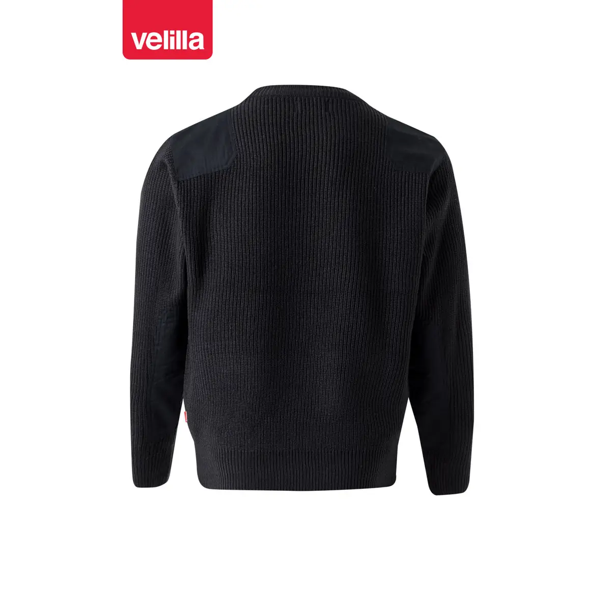 Jersey punto grueso cuello redondo Velilla 100 9 Jersey punto grueso cuello redondo Velilla 100 Azul marino, vista trasera