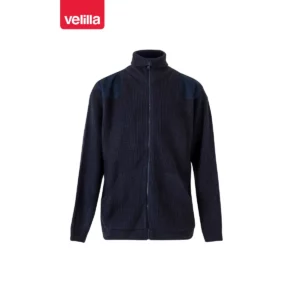 Chaqueta punto grueso cuello alto Velilla 102 Azul marino, vista frontal