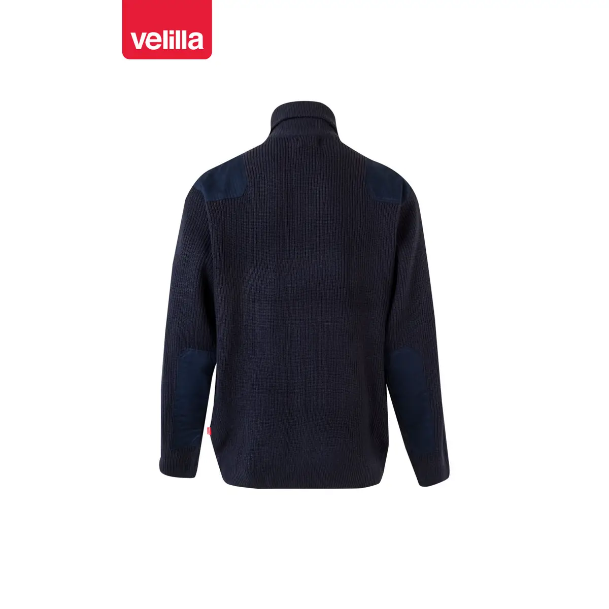 Chaqueta punto grueso cuello alto Velilla 102 3 Chaqueta punto grueso cuello alto Velilla 102 Azul marino, vista trasera