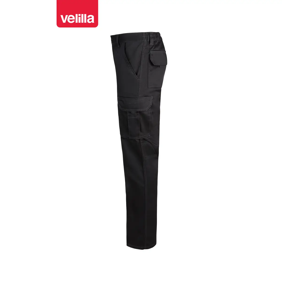 Pantalón multibolsillos Velilla 103001 30 Pantalón multibolsillos Velilla 103001 Negro, vista lateral
