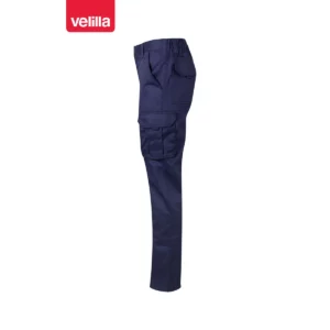 Pantalón multibolsillos Velilla 103001 Azul marino, vista lateral