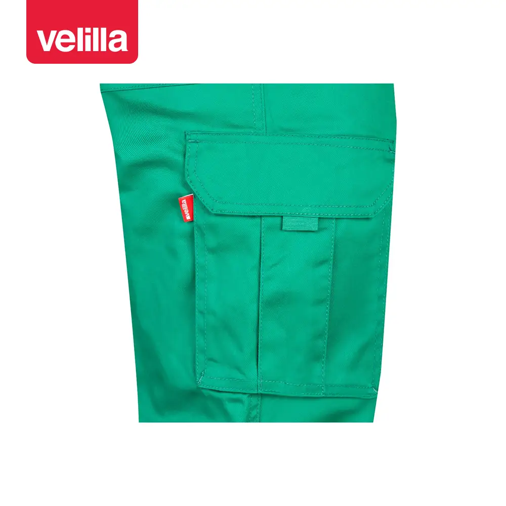 Pantalón multibolsillos Velilla 103001 17 Pantalón multibolsillos Velilla 103001 Verde, detalle de bolsillo lateral