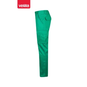 Pantalón multibolsillos Velilla 103001 Verde, vista lateral