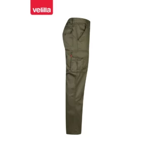 Pantalón multibolsillos Velilla 103001 Verde caza, vista lateral opuesta