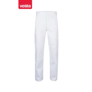 Pantalón multibolsillos Velilla 103001 Blanco, vista frontal