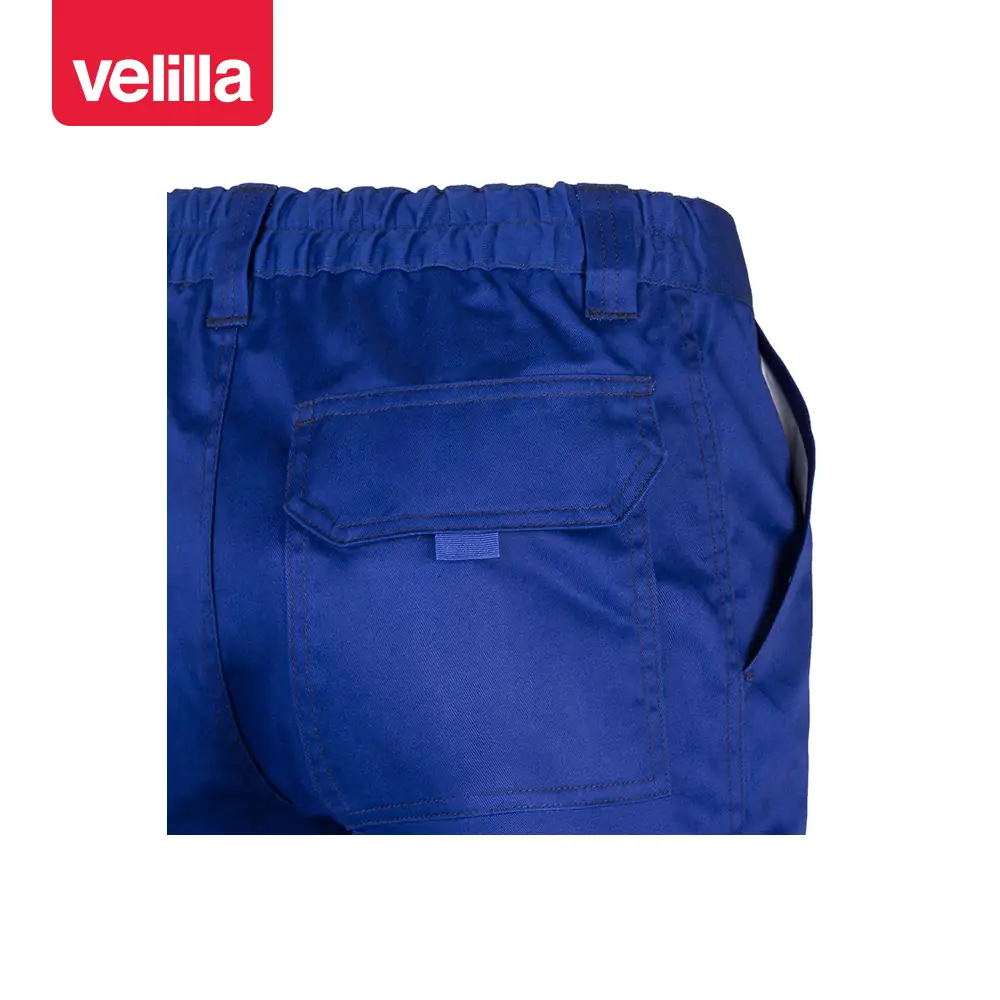 Pantalón multibolsillos Velilla 103001 14 Pantalón multibolsillos Velilla 103001 Azulina, detalle de cintura y bolsillo trasero