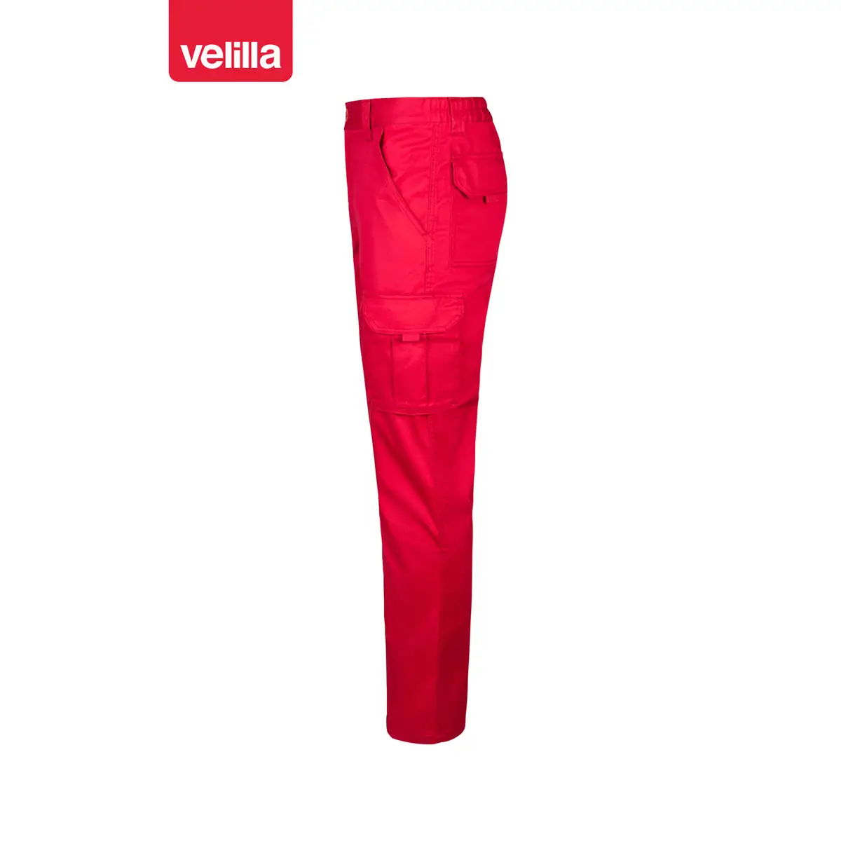 Pantalón multibolsillos Velilla 103001 58 Pantalón multibolsillos Velilla 103001 Rojo, vista lateral