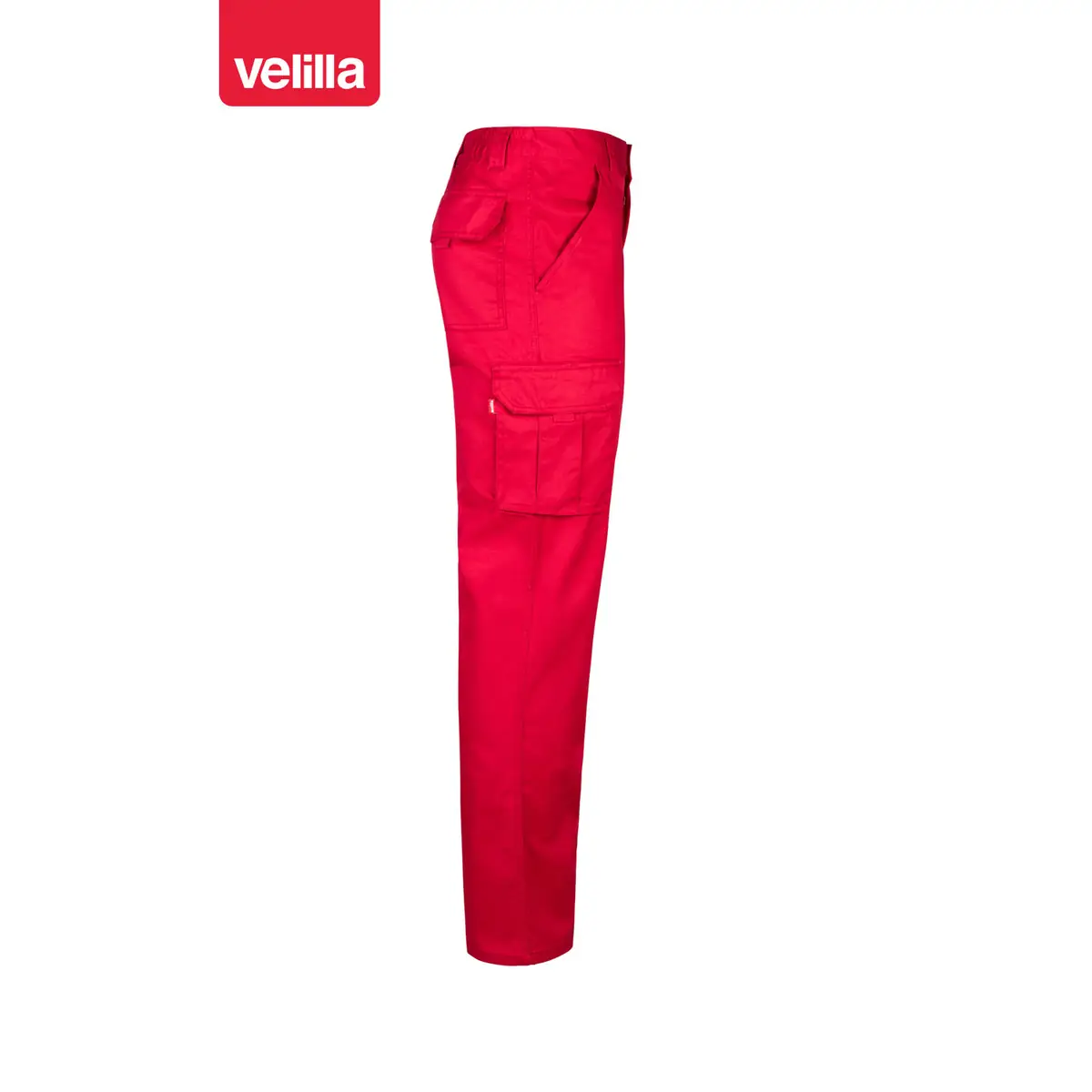 Pantalón multibolsillos Velilla 103001 59 Pantalón multibolsillos Velilla 103001 Rojo, vista lateral opuesta