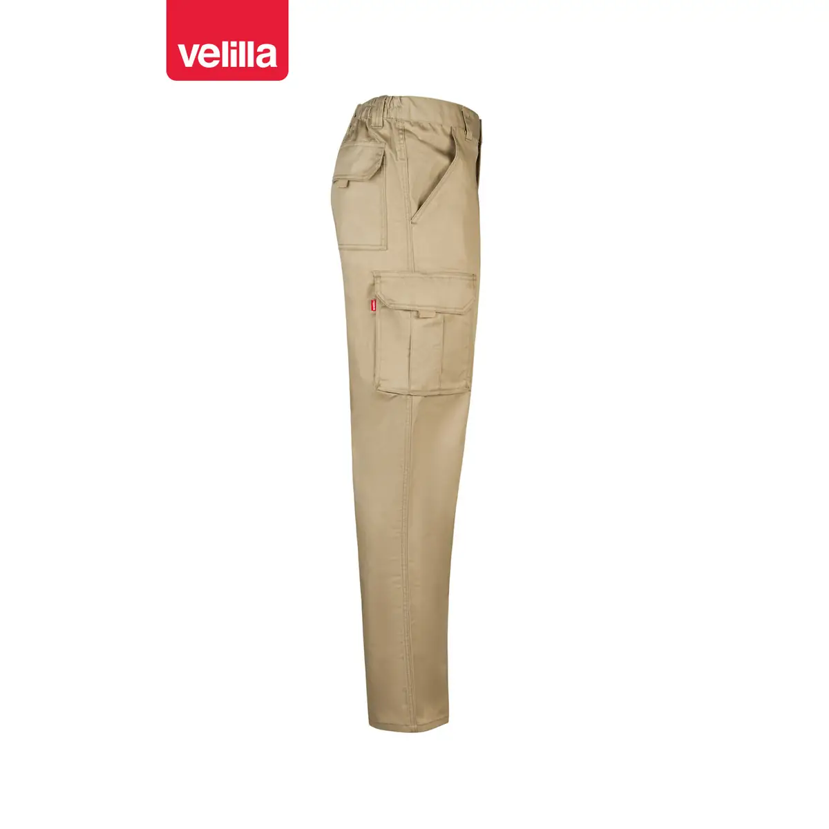 Pantalón multibolsillos Velilla 103001 55 Pantalón multibolsillos Velilla 103001 Beige arena, vista lateral opuesta