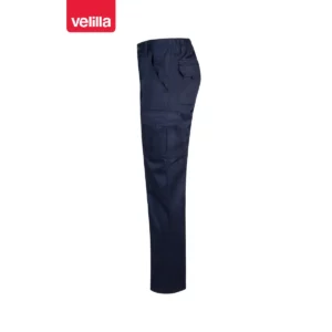 Pantalón multibolsillos Velilla 103001 Azul navy, vista lateral
