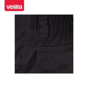 Pantalón stretch multibolsillos Velilla 103002S Negro, detalle de cinturilla elástica