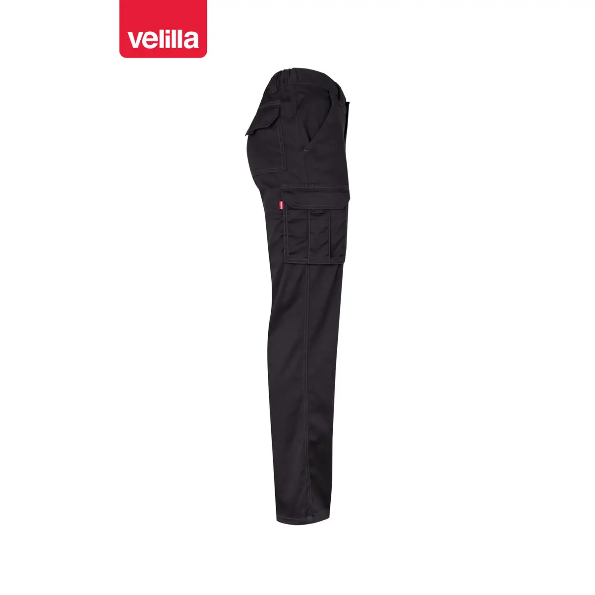 Pantalón stretch multibolsillos Velilla 103002S 32 Pantalón stretch multibolsillos Velilla 103002S Negro, vista lateral opuesta