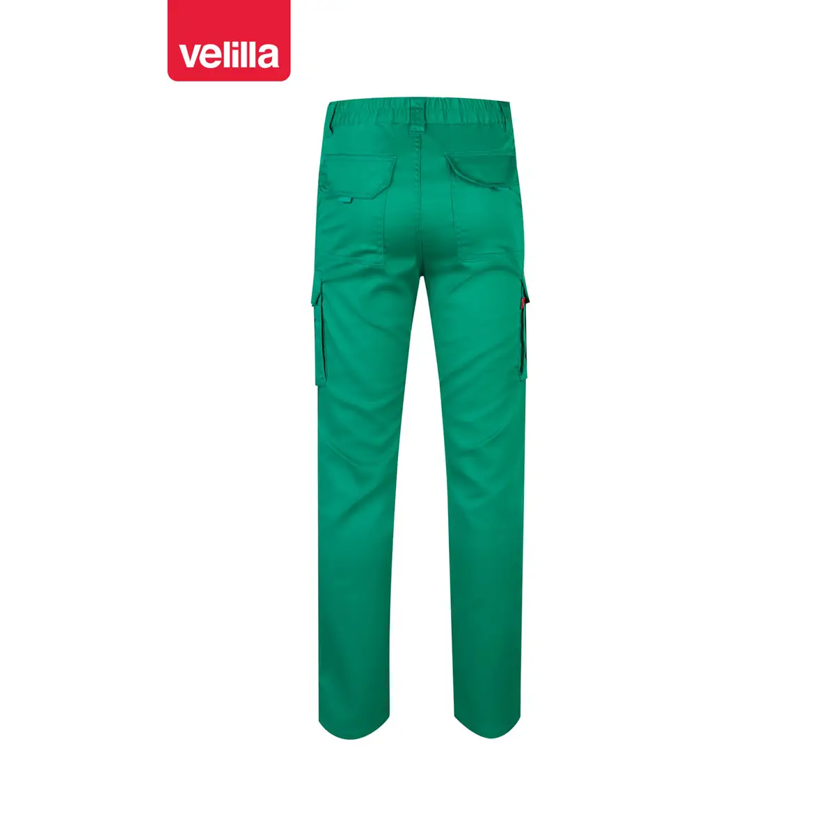 Pantalón stretch multibolsillos Velilla 103002S 49 Pantalón stretch multibolsillos Velilla 103002S Verde, vista trasera