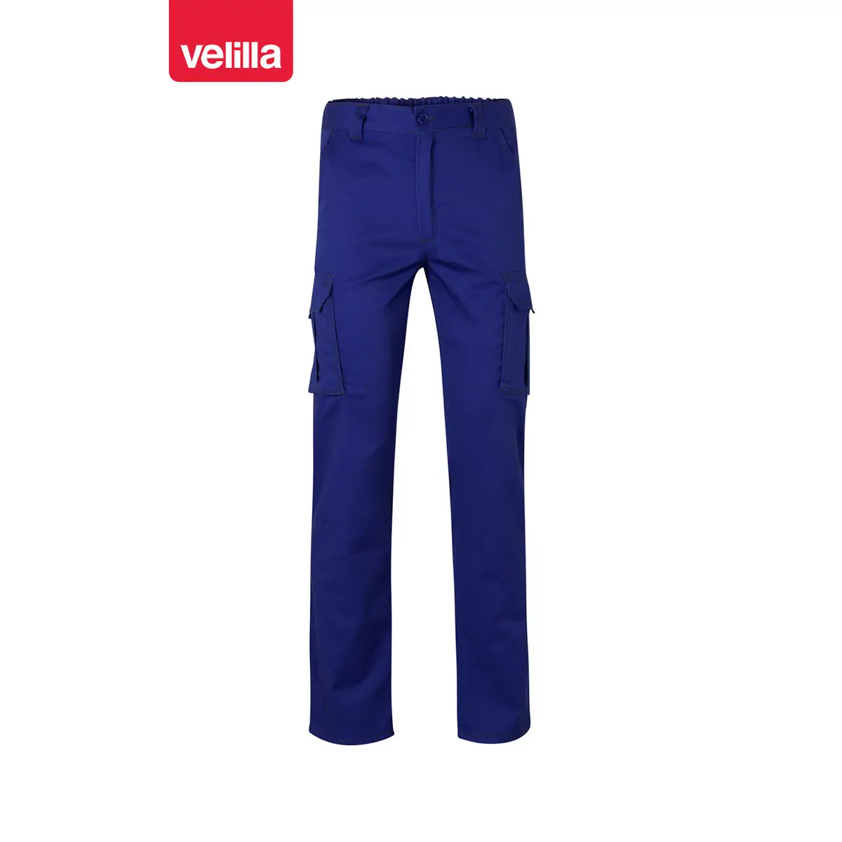 Pantalón stretch multibolsillos Velilla 103002S 38 Pantalón stretch multibolsillos Velilla 103002S Azulina, vista frontal