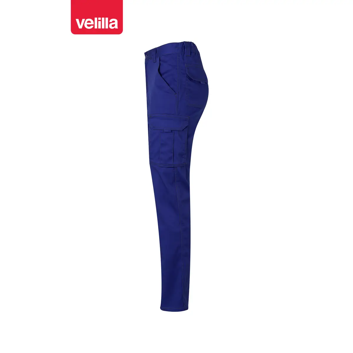 Pantalón stretch multibolsillos Velilla 103002S 39 Pantalón stretch multibolsillos Velilla 103002S Azulina, vista lateral