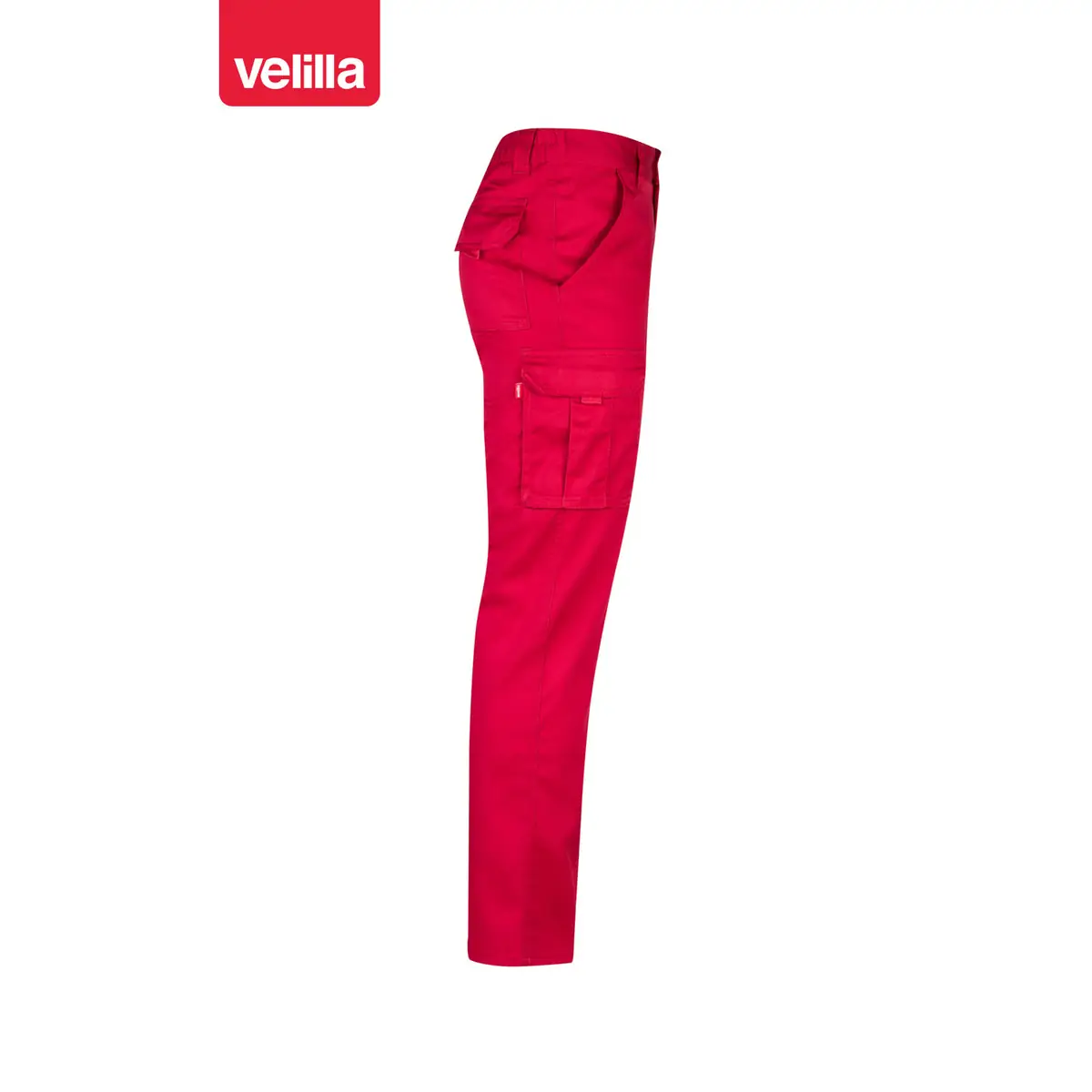 Pantalón stretch multibolsillos Velilla 103002S 60 Pantalón stretch multibolsillos Velilla 103002S Rojo, vista lateral opuesta