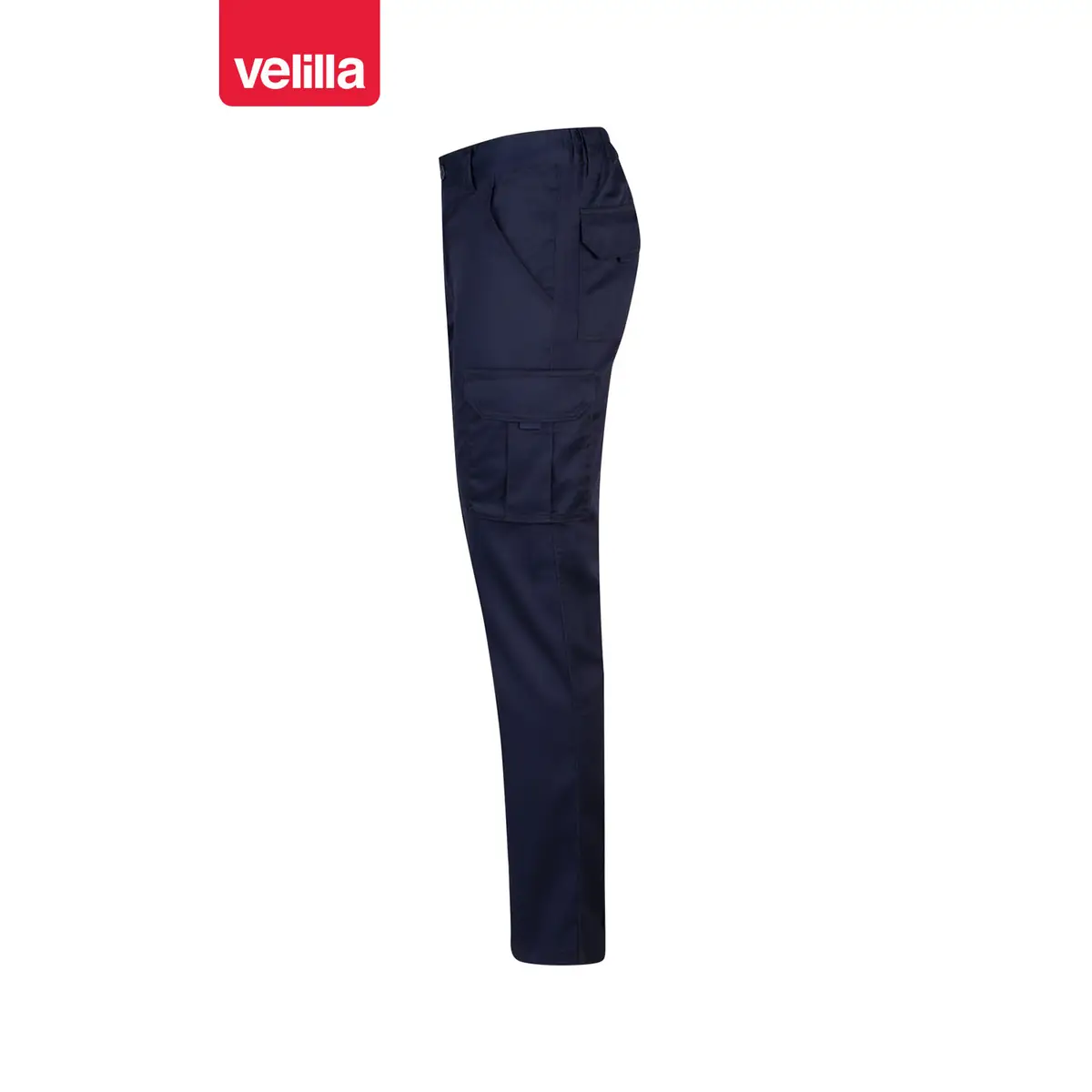 Pantalón stretch multibolsillos Velilla 103002S 35 Pantalón stretch multibolsillos Velilla 103002S Azul navy, vista lateral