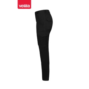 Pantalón multibolsillos mujer Velilla 103002SW Negro, vista lateral