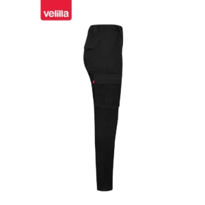 Pantalón multibolsillos mujer Velilla 103002SW Negro, vista lateral opuesta