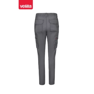 Pantalón multibolsillos mujer Velilla 103002SW Gris, vista trasera