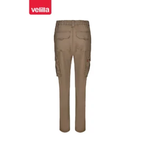 Pantalón multibolsillos mujer Velilla 103002SW Beige arena, vista trasera