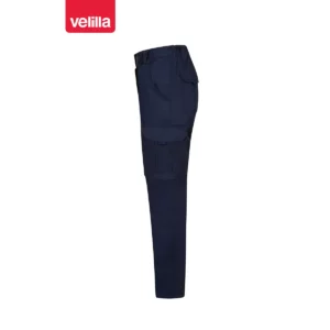 Pantalón multibolsillos mujer Velilla 103002SW Azul navy, vista lateral