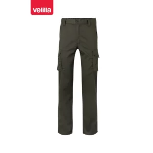 Pantalón stretch multibolsillos Velilla 103005S Verde caza, vista frontal