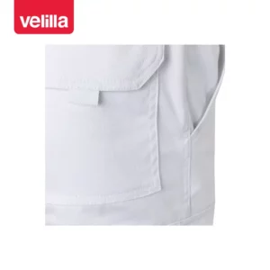Pantalón stretch multibolsillos Velilla 103005S Blanco, detalle de bolsillo trasero