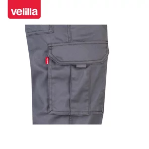 Pantalón stretch multibolsillos Velilla 103005S Gris, detalle de bolsillo lateral