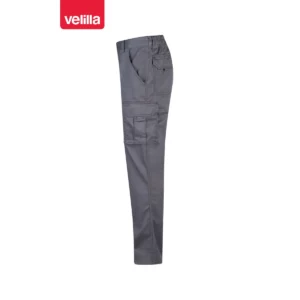 Pantalón stretch multibolsillos Velilla 103005S Gris, vista lateral