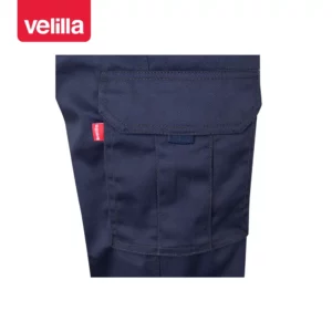 Pantalón stretch multibolsillos Velilla 103005S Azul navy, detalle de bolsillo lateral