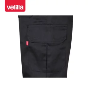Pantalón forrado multibolsillos Velilla 103006 Negro, detalle de bolsillo lateral