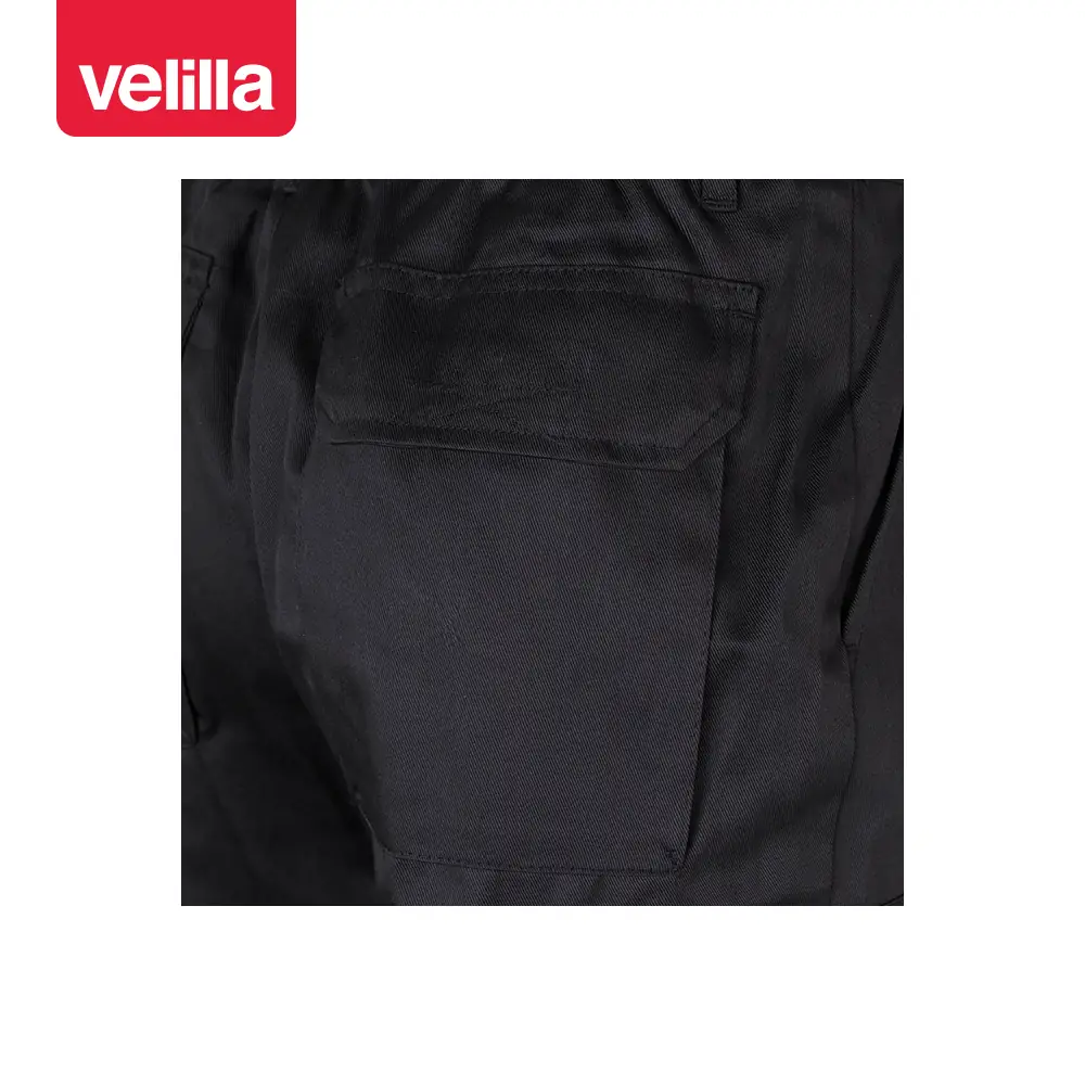 Pantalón forrado multibolsillos Velilla 103006 12 Pantalón forrado multibolsillos Velilla 103006 Negro, detalle de bolsillo trasero