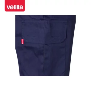 Pantalón forrado multibolsillos Velilla 103006 Azul marino, detalle de bolsillo lateral