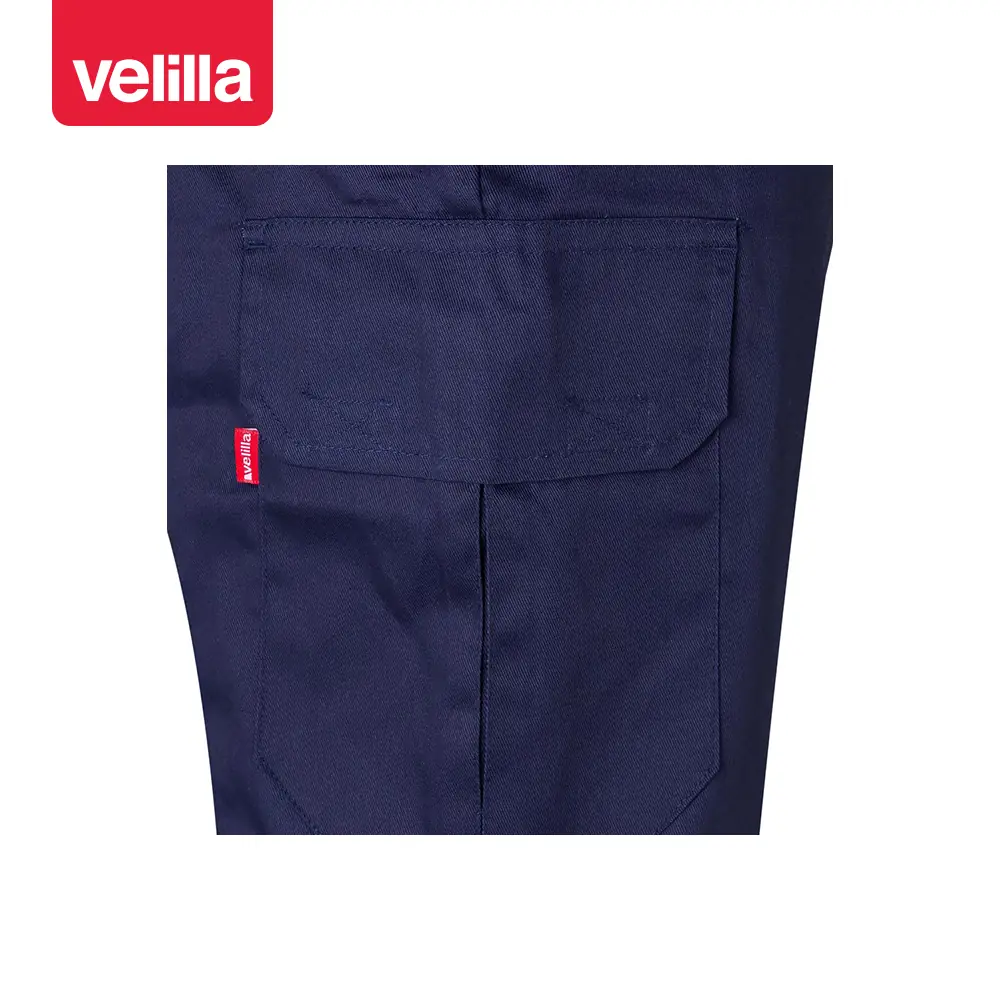 Pantalón forrado multibolsillos Velilla 103006 17 Pantalón forrado multibolsillos Velilla 103006 Azul marino, detalle de bolsillo lateral
