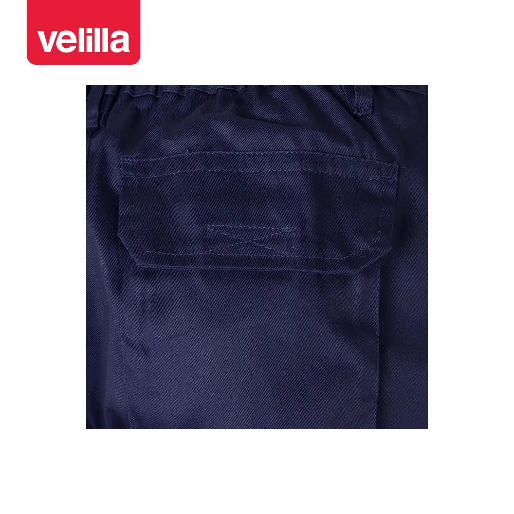 Pantalón forrado multibolsillos Velilla 103006 18 Pantalón forrado multibolsillos Velilla 103006 Azul marino, detalle de bolsillo trasero