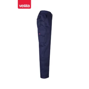 Pantalón forrado multibolsillos Velilla 103006 Azul marino, vista lateral opuesta