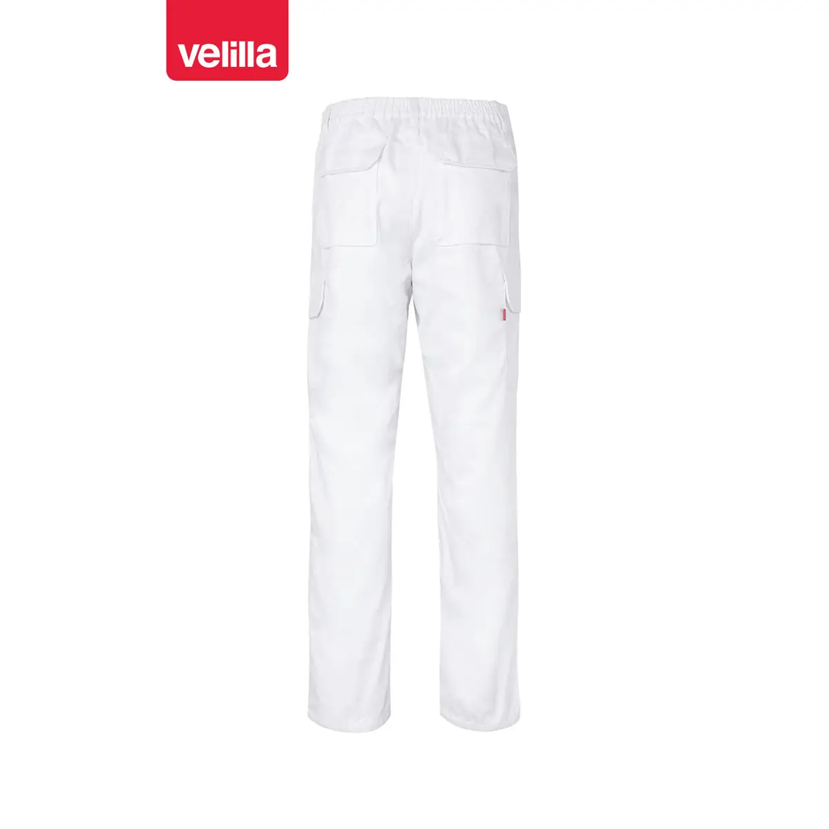 Pantalón forrado multibolsillos Velilla 103006 4 Pantalón forrado multibolsillos Velilla 103006 Blanco, vista trasera