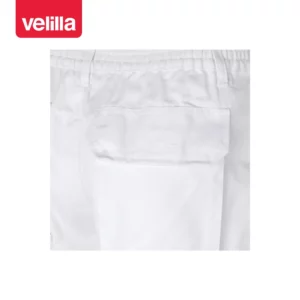 Pantalón forrado multibolsillos Velilla 103006 Blanco, detalle de bolsillo trasero