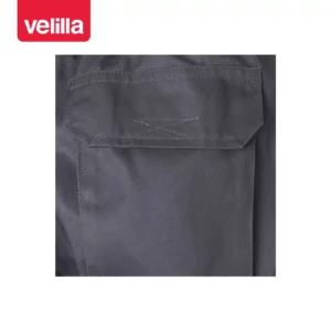 Pantalón forrado multibolsillos Velilla 103006 Gris, detalle de bolsillo trasero