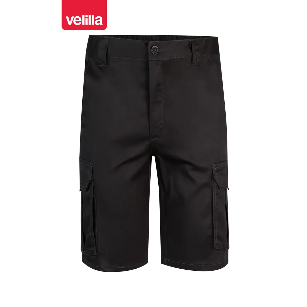 Bermudas stretch multibolsillos Velilla 103009S 22 Bermudas stretch multibolsillos Velilla 103009S Negro, vista frontal
