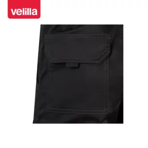 Bermudas stretch multibolsillos Velilla 103009S Negro, detalle de bolsillo trasero