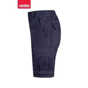 Bermudas stretch multibolsillos Velilla 103009S Azul marino, vista lateral