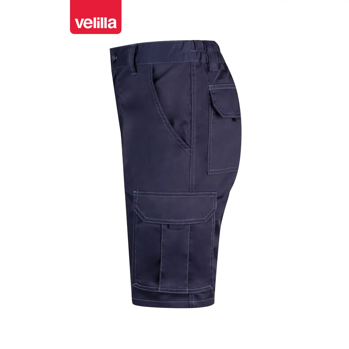Bermudas stretch multibolsillos Velilla 103009S 31 Bermudas stretch multibolsillos Velilla 103009S Azul marino, vista lateral