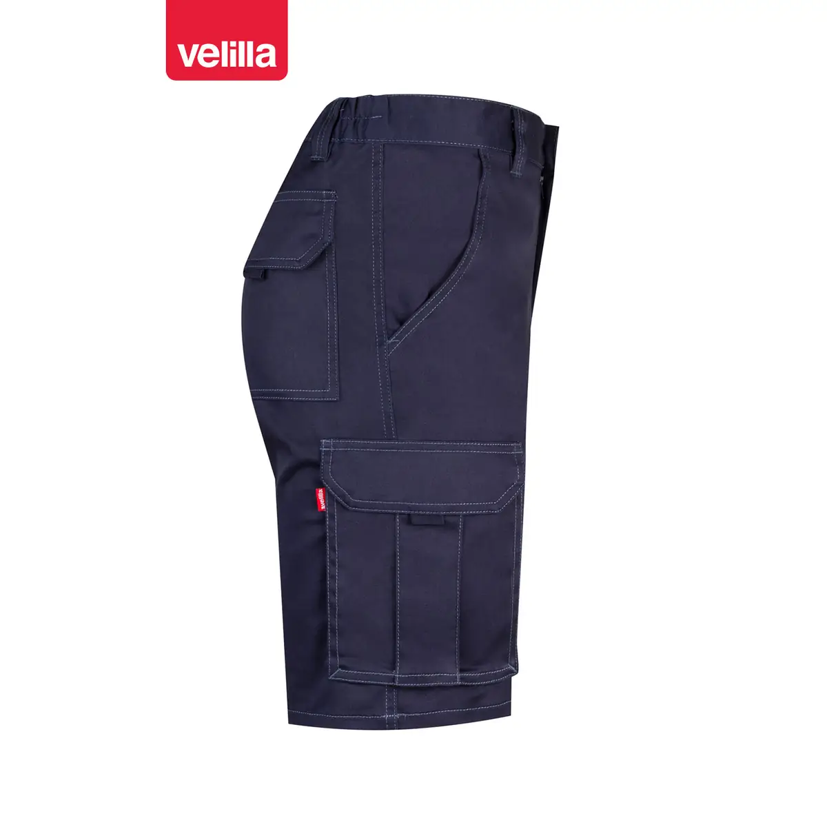 Bermudas stretch multibolsillos Velilla 103009S 32 Bermudas stretch multibolsillos Velilla 103009S Azul marino, vista lateral opuesta