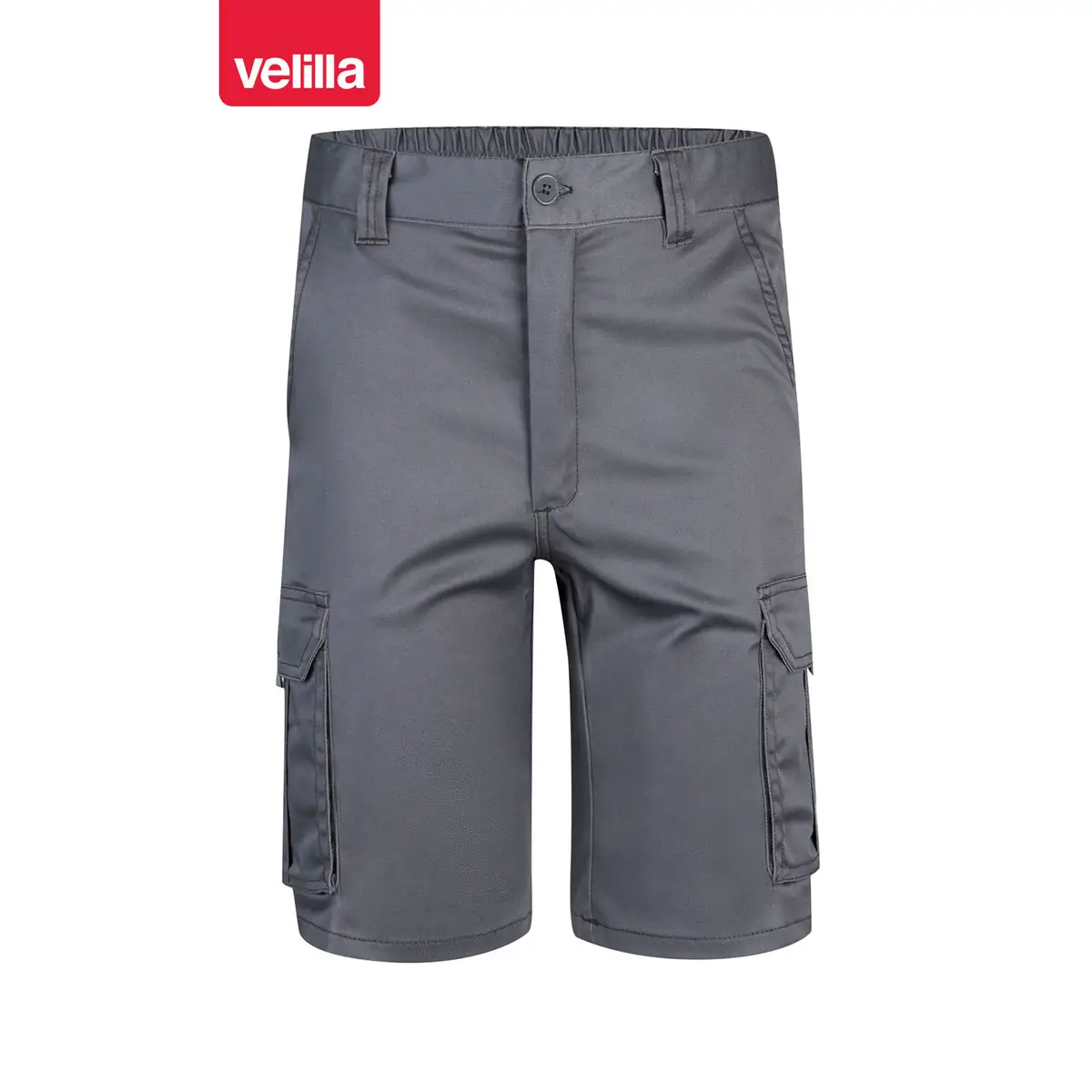 Bermudas stretch multibolsillos Velilla 103009S 18 Bermudas stretch multibolsillos Velilla 103009S Gris, vista frontal
